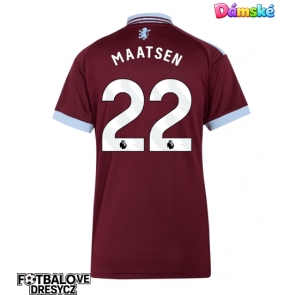 Aston Villa Ian Maatsen #22 Dámské Domácí Dres 2026-27 Krátký Rukáv